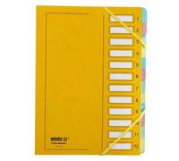 extendos Trieur à élastique série 237,12 compartiments,jaune