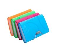 Trieur Extensible 4Pcs A6 Taille Petit Portable 13 Pochettes Organisateur de document Multicolore Accordéon Trieur Classeur de Docu