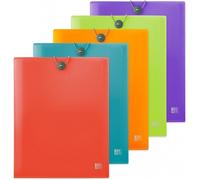 OXFORD Trieur pour Sac à dos School Life A4 6 compartiments Couverture Polypro Coloris Toniques