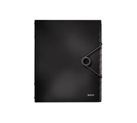 Trieur - Leitz - Solid - 12 positions - A4 - 200 feuilles - Onglets - Noir