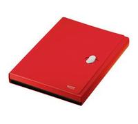 Trieur ménager Recycle, A4, PP, 6 compartiments, rouge