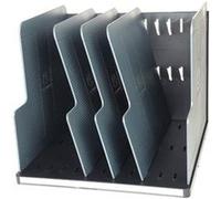 Exacompta Trieur vertical Modulodoc – 5 intercalaires – Noir/Gris