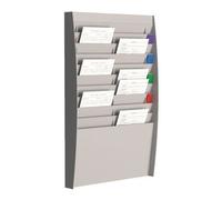Trieur Mural 20 Cases Plastique Horizontal Gris