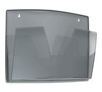 Trieur mural plastique Façade gris fumé - Noir - Cep Noir G