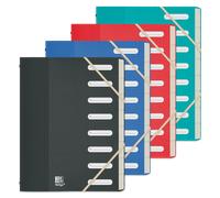 Trieur Oxford school life recycle a4 8positions polypro opaque assorti