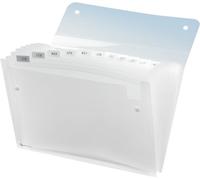 Rexel 2102035 trieur à soufflets avec 13 compartiments transparent G