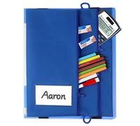 Trieur Pochette à Soufflet Dossiers de Fichiers Rangement Papier Organisateur de Documents Classeur à Documents avec Fermeture Éclair et Fente pour Cartes de Visite