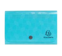 Trieur pocket 6 compartiments en PP recyclé Pop'N Co - Cyan