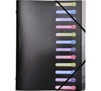 Exacompta Trieur Harmonika – PP, 12 compartiments – Bleu