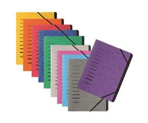 Trieur 'Sorting File', 7 compartiments, vert