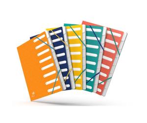 Trieur standard Oxford Boston A4 7 positions couverture carte coloris assortis