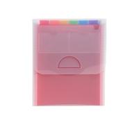 Trieur valisette à 6 compartiments A4 Crystal Transparent