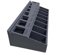 Trieuse De Vis Par Tailles 17.5x7.2x4.8cm Organisateur Portable Pour Vis M3 Mallette De Rangement Compacte À Gain De Place Range Pour Écrous Clous Garage Atelier