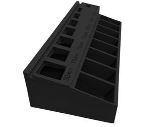 Trieuse De Vis Par Tailles 17.5x7.2x4.8cm Organisateur Portable Pour Vis M3 Mallette De Rangement Compacte À Gain De Place Range Pour Écrous Clous Garage Atelier
