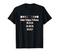 Trifecta de l'éclipse Solaire Totale : la trajectoire de la totalité : Tops & Stuff T-Shirt