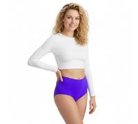 TRIFOLIUM Culotte Taille Haute Femme sans Couture - Légèrement Gainante, Extensible et Effet Invisible Violet FR 40-42 Étiquette d'usine L (STV8057-L-PP)