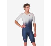 Castelli Trifonction Core Tri Manches courtes Blanc/Bleu marine Taille S