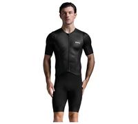 2xu Aero Hex Short Sleeve Trisuit Noir L Homme