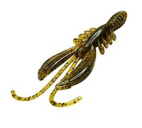 trifyd ® - Leurres Souples Creatures ecrevisse de 7,5 cm pour Truite, chevesne, Perche, Petits carnassier, Le Pack de 10 leurres de pêche + 3 têtes plombées