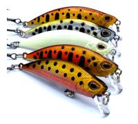 trifyd ® - Poisson Nageur Truite 6cm, Le Pack de 5 leurres de pêche
