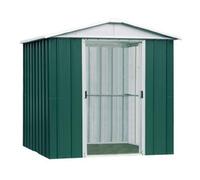 TRIGANO-Abri de jardin métal sans plancher coloris vert sapin Yardmaster Trigano - 4,4 m²