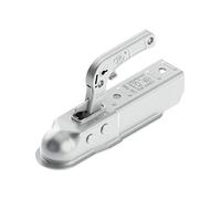 TRIGANO Boitier d'attelage pour Tube carré 45mm - Fixation Verticale