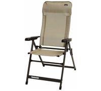 Trigano - Chaise de camping - Fauteuil Alu Dos Haut Slim Moka - Beige Beige