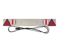 TRIGANO Plaque de Feux LED métal pour remorque - 1m.