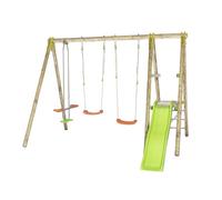 Station de jeux bois 2,30 m Topwood TUTTI - 6 enfants