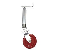 TRIGANO Roue Jockey Carre 70 - Relevage goupille - avec Galet Acier