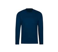 Trigema 636501 T-Shirt Manches Longues, Bleu Nuit, L Homme