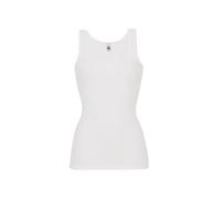 Trigema Damen Träger-Unterhemd Doppelpack Maillot de Corps, Blanc (Weiß (weiß 001), 36 (Taille Fabricant: XL) (Lot de 2) Femme