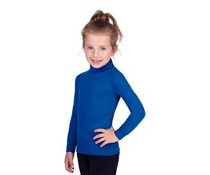 Trigema Filles Manches Longues Ski/Sport rolli Pull Femme, Bleu (Royal 049), 8-9 Ans