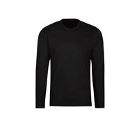 Trigema T-Shirt à Manches Longues pour Homme 636501 - Noir - X-Large