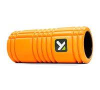 Trigger Point Grid, Rouleau en Mousse avec Instrusctions Vidéos en Ligne, Massage Pronfond des Tissus Muscluclaires, Orange, 13''/33 cm, 1 Unité