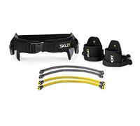 Trigger Point Mixte Hopz Trainer Jump Rope, Noir, Taille uniq EU | Ceinture noire réglable avec rembourrage latéral; câbles durables et chevillères; pour entraînement sportif avec ballon