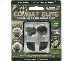 Trigger Treadz Combat Elite Thumb and Trigger Grips Pack - Green Camo [import anglais]
