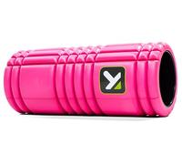 TriggerPoint GRID Foam Roller - Rouleau en mousse multi-densité,compression ferme pour récupération musculaire,massage avant/après entraînement,noyau creux,33 cm,rose,vidéos gratuites