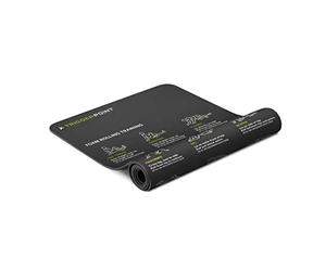 TriggerPoint Mobility Training Mat - Portable | Noir; 183 x 60 cm; tapis pour exercices, étirements et foam rolling; surface antidérapante et texturée - léger et portable