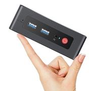 TRIGKEY Mini PC Key N N100 16Go DDR4 500Go SSD,Ordinateur Mini pour Usage Domestique,Double LAN 1000 Mbps