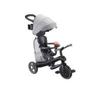 Tricycle évolutif - GLOBBER - 4-en-1 DELUXE - 10 mois à 5 ans - Gris clair / Noir