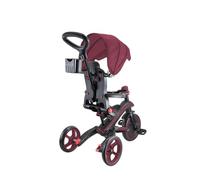 Globber - Tricycle EXPLORER 4-en-1 Évolutif & Pliable - Rouge Bordeaux Rouge Bordeaux