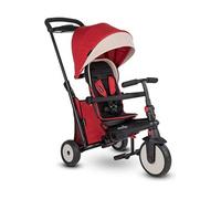 smarTrike STR5 Tricycle Pliable Enfant avec Certification Poussette pour 1,2,3 Ans - Tricycle à Plusieurs Étapes 7 en 1 (Rouge)