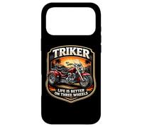 Triker Life is Better on Three Wheels Moto Biker Owner Coque pour iPhone 17 Pro Max