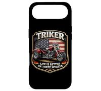 Triker Life is Better on Three Wheels Motorcycle Biker USA Coque pour iPhone Air