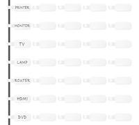 Trilancer Étiquettes pour Câbles, Grand Format, pour Organiser et Identifier vos Câbles, Étiquette Blanche pour Écrire à la Main, Réutilisable, Polyvalent - 35 Pcs