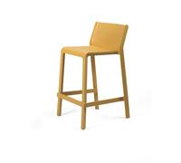 Tabouret de Jardin 4 Pieds Empilable Sans Accoudoirs Nardi Trill Stool Mini 40353.56.000 Senape