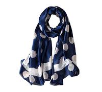 Trillion London® Collection printemps | Écharpe en soie pour femme | Écharpe légère | Châle | Convient pour la vie quotidienne | Voyage et cadeau | Finition lisse et douce | Taille - 180 cm x 90 cm,