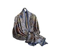 Trillion London® Collection printemps | Écharpe en soie pour femme | Écharpe légère | Châle | Convient pour la vie quotidienne | Voyage et cadeau | Finition lisse et douce | Taille - 180 cm x 90 cm,