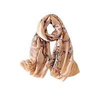 Trillion London® Collection printemps | Écharpe en soie pour femme | Écharpe légère | Châle | Convient pour la vie quotidienne | Voyage et cadeau | Finition lisse et douce | Taille - 180 cm x 90 cm,